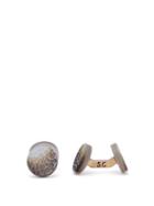 Matchesfashion.com Samuel Gassmann - Evening Milky Way Mother Of Pearl Cufflinks - Mens - Grey