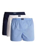 Matchesfashion.com Polo Ralph Lauren - Set Of Three Cotton Boxer Briefs - Mens - Multi