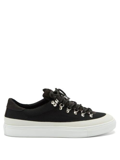Matchesfashion.com Diemme - Marostica Canvas And Suede Trainers - Mens - Black