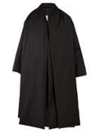 Loewe Detachable-scarf Open-front Coat