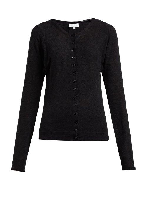 Matchesfashion.com Lemaire - Buttoned Cardigan - Womens - Black