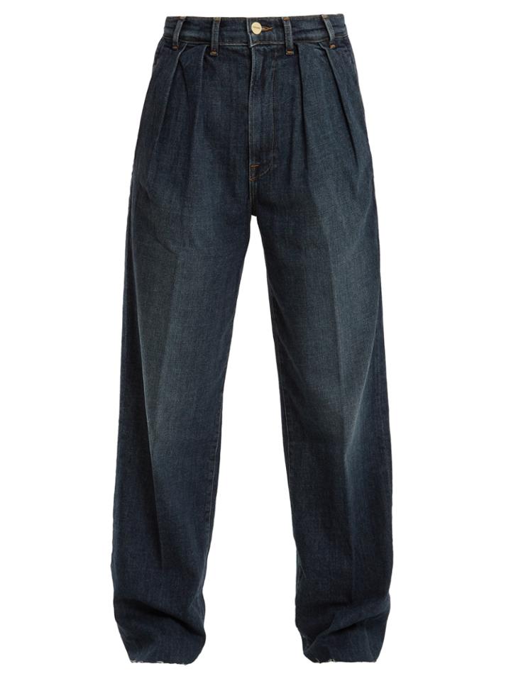 Frame Le Baggy Mid-rise Wide-leg Jeans