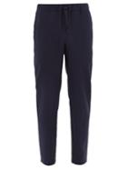 Matchesfashion.com A.p.c. - Kaplan Pinstripe Cotton Blend Trousers - Mens - Navy