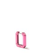 Era - Mini Link 18kt Gold Single Hoop Earring - Womens - Pink