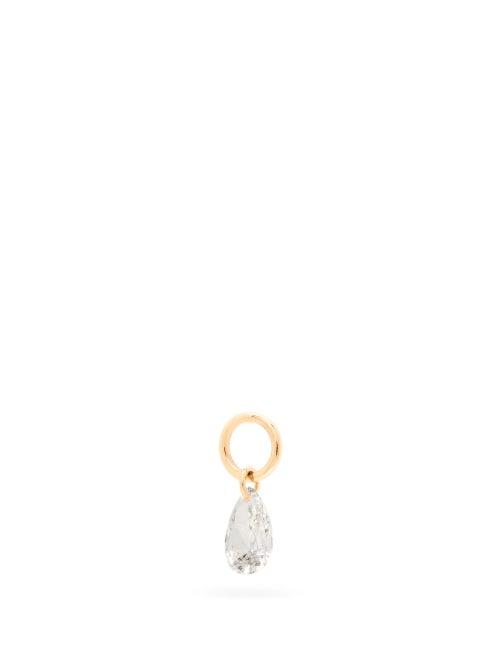 Ladies Fine Jewellery Maria Tash - Diamond & 18kt Gold Charm - Womens - Yellow Gold