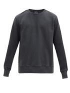 Matchesfashion.com Ksubi - Seeing Lines Cotton-jersey Sweatshirt - Mens - Black