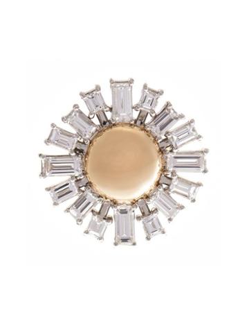 Susan Foster Diamond, Platinum & Yellow-gold Ring