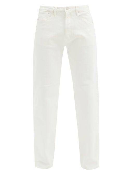 Matchesfashion.com Jeanerica Jeans & Co. - Cm002 Cotton-blend Straight-leg Jeans - Mens - White