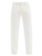 Matchesfashion.com Jeanerica Jeans & Co. - Cm002 Cotton-blend Straight-leg Jeans - Mens - White