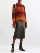 Chlo - Degrad Recycled-cashmere Sweater - Womens - Orange Multi