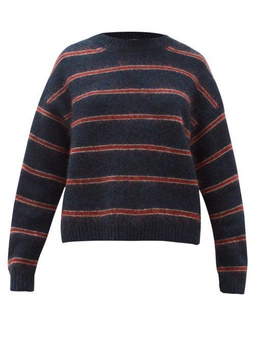 Matchesfashion.com Acne Studios - Khira Striped Sweater - Womens - Blue Multi