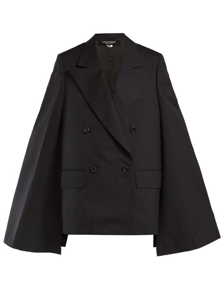 Junya Watanabe Cape-sleeve Wool-blend Blazer
