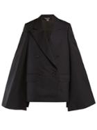 Junya Watanabe Cape-sleeve Wool-blend Blazer