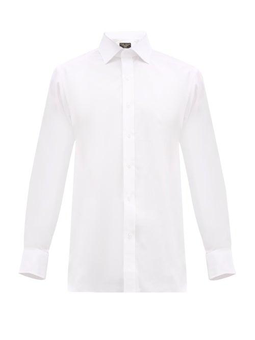 Matchesfashion.com Emma Willis - Superior Cotton-poplin Slim-fit Shirt - Mens - White