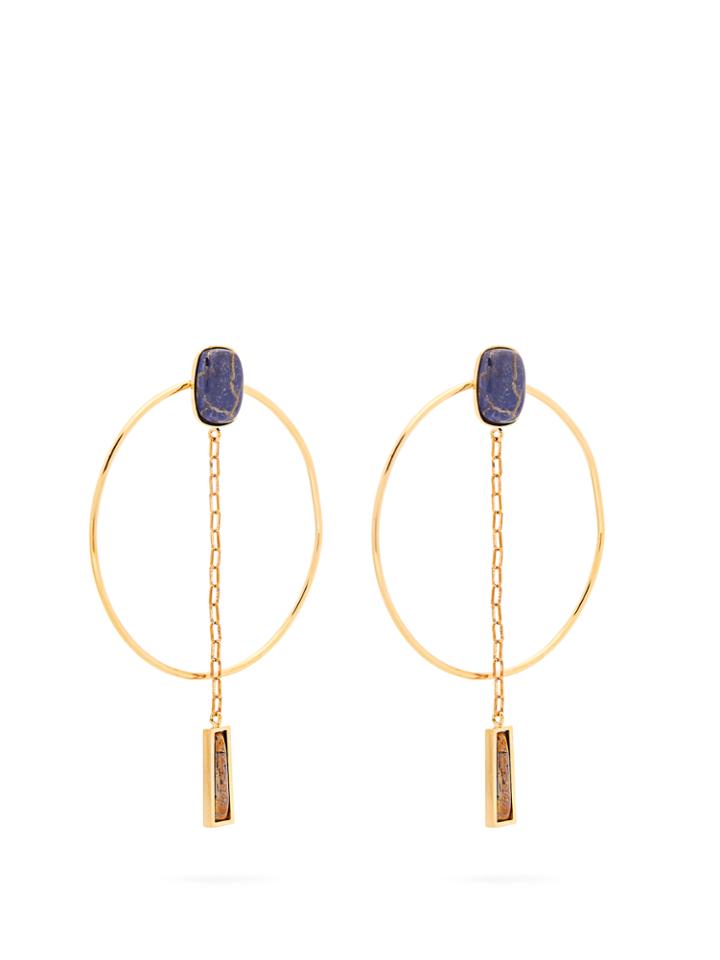 Isabel Marant Dancing Hoop And Pendant-drop Earrings