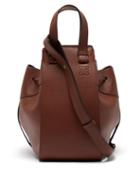 Matchesfashion.com Loewe - Hammock Medium Grained Leather Tote - Womens - Dark Brown
