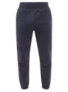 Givenchy - 4g Logo-embroidered Cotton-jersey Track Pants - Mens - Dark Blue