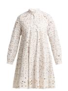 Matchesfashion.com Juliet Dunn - Leaf Print Cotton Jacket - Womens - White Multi
