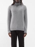 Thom Sweeney - Roll-neck Wool Sweater - Mens - Grey