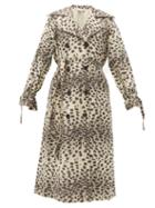 Matchesfashion.com Sea - Leo Leopard Print Cotton Trench Coat - Womens - Leopard