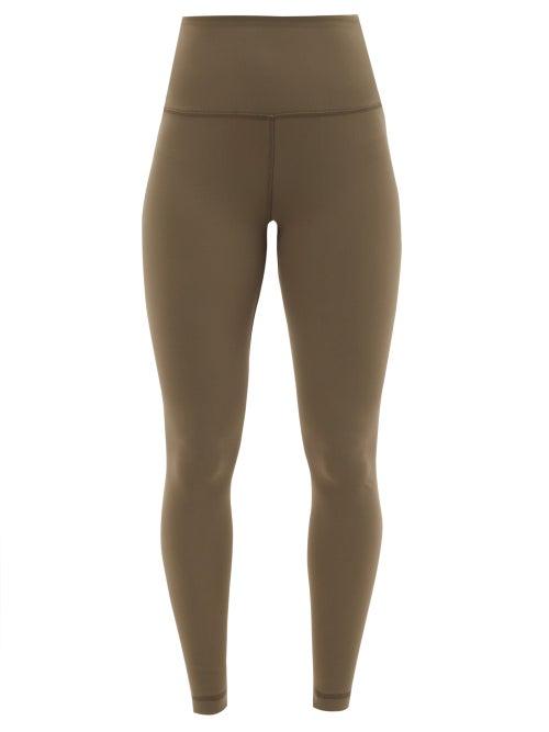 Ladies Activewear Wardrobe. Nyc - High-rise Stretch-jersey Leggings - Womens - Dark Green