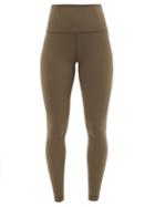 Ladies Activewear Wardrobe. Nyc - High-rise Stretch-jersey Leggings - Womens - Dark Green