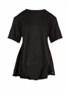 Yohji Yamamoto Regulation Fluted-back Wool-felt Top
