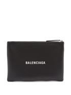 Matchesfashion.com Balenciaga - Everyday M Leather Pouch - Mens - Black Multi