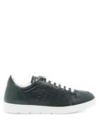 Matchesfashion.com Loewe - Anagram-debossed Leather Trainers - Mens - Green