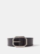 Saint Laurent - Pin-buckle Leather Belt - Mens - Black