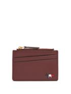 Maison Kitsuné Zip-fastening Grained-leather Cardholder