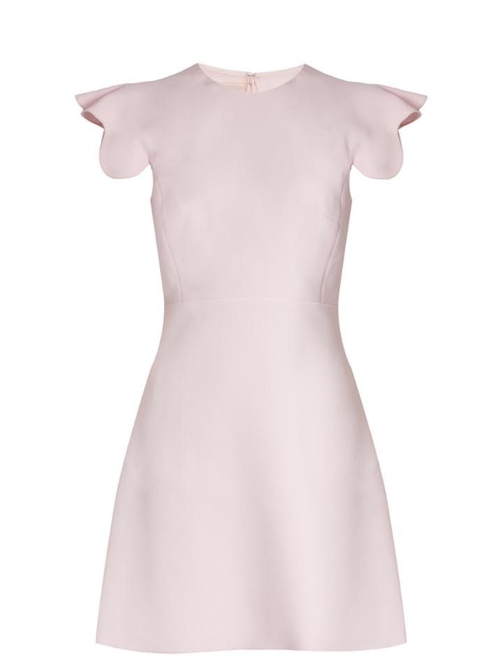 Giambattista Valli Flutter-sleeve Crepe Dress