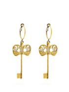 Matchesfashion.com Alexander Mcqueen - Key Drop Earrings - Womens - Gold