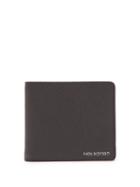 Matchesfashion.com Neil Barrett - Full Grain Leather Bi Fold Wallet - Mens - Black
