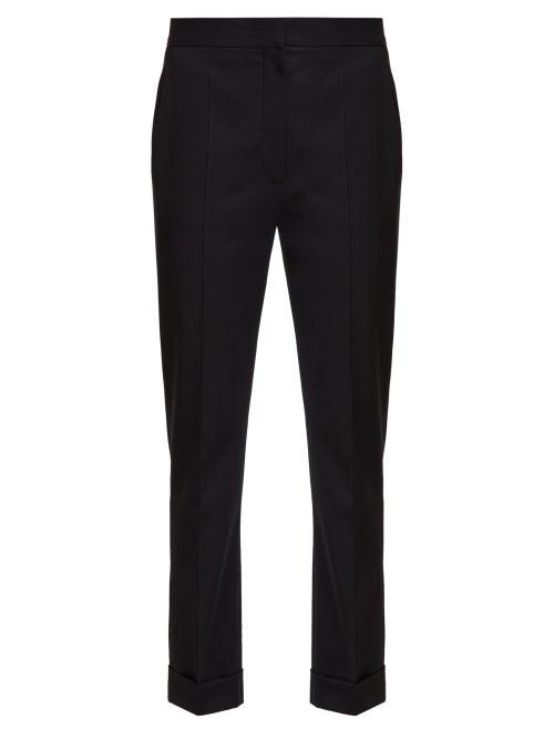 Matchesfashion.com Stella Mccartney - Tailored Slim Leg Wool Trousers - Womens - Black