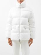 Moncler - Genos High-neck Laqu Quilted Down Jacket - Womens - White