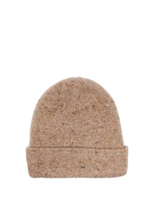 Matchesfashion.com Acne Studios - Peele Ribbed Wool-blend Beanie Hat - Womens - Beige