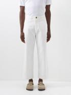 Itoh - Cotton-twill Straight-leg Trousers - Mens - White