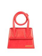 Jacquemus - Chiquito Noeud Knotted Leather Top-handle Bag - Womens - Red