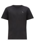 Matchesfashion.com Saturdays Nyc - Slash Logo-embroidered Cotton T-shirt - Mens - Black
