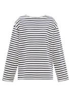 Matteau - Breton Striped Cotton-jersey T-shirt - Womens - Navy Stripe