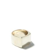 Matchesfashion.com Bleue Burnham - Cefalu Recycled Sterling-silver Signet Ring - Mens - Silver