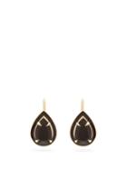 Matchesfashion.com Alison Lou - Lab-onyx, Enamel And 14kt Gold Drop Earrings - Womens - Black