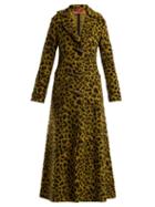 Matchesfashion.com Missoni - Leopard Jacquard Terry Coat - Womens - Yellow Multi