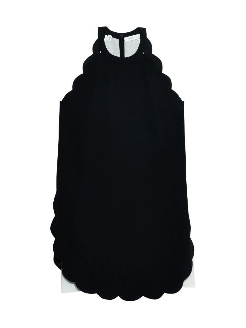 A.l.c. Alexis Scalloped-trim Crepe Dress