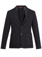 Barena Venezia Single-breasted Checked Wool-blend Blazer