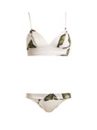 Haight Leaf-print Triangle Bikini