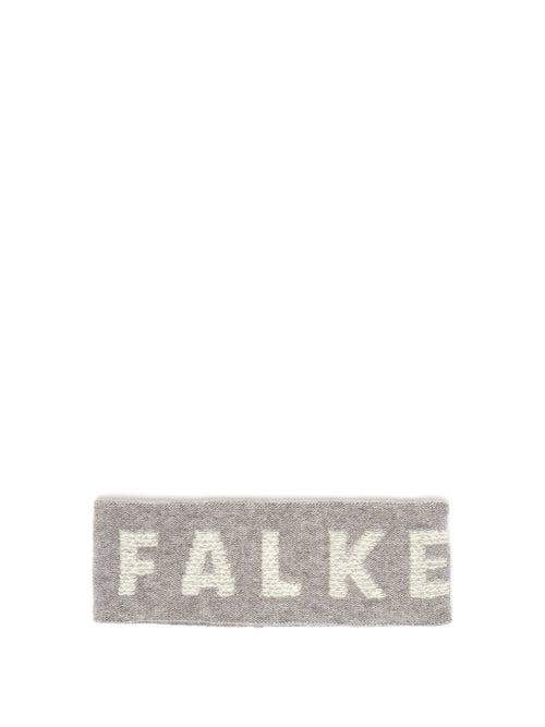 Matchesfashion.com Falke - Logo Intarsia Wool Blend Headband - Womens - Grey