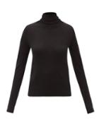 Totme - Roll-neck Wool Sweater - Womens - Black