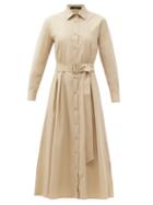 Matchesfashion.com Weekend Max Mara - Favilla Shirt Dress - Womens - Beige